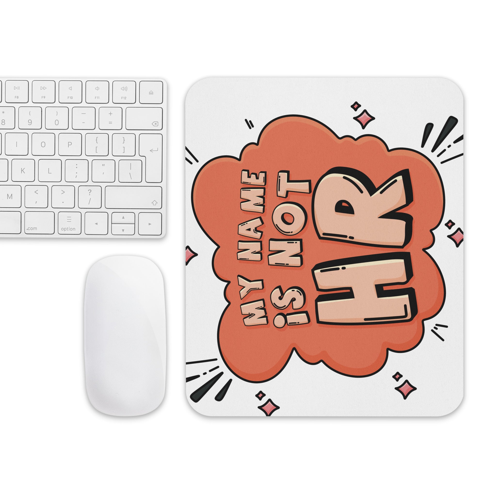 Mouse pad - my name is not HR